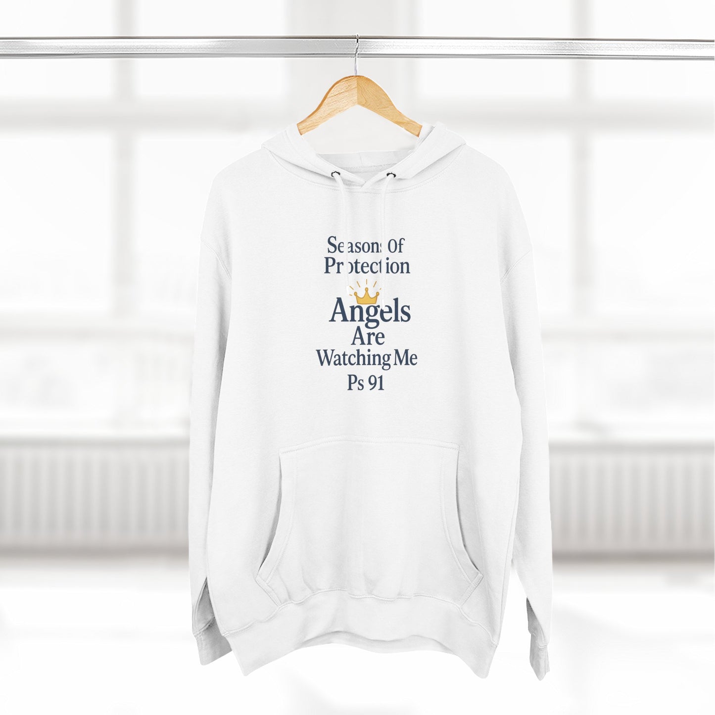 Faith-Inspired Fleece Hoodie, Cozy Prayer Hoodie, Spiritual Gift for Her, Christian Apparel, Everyday Comfort