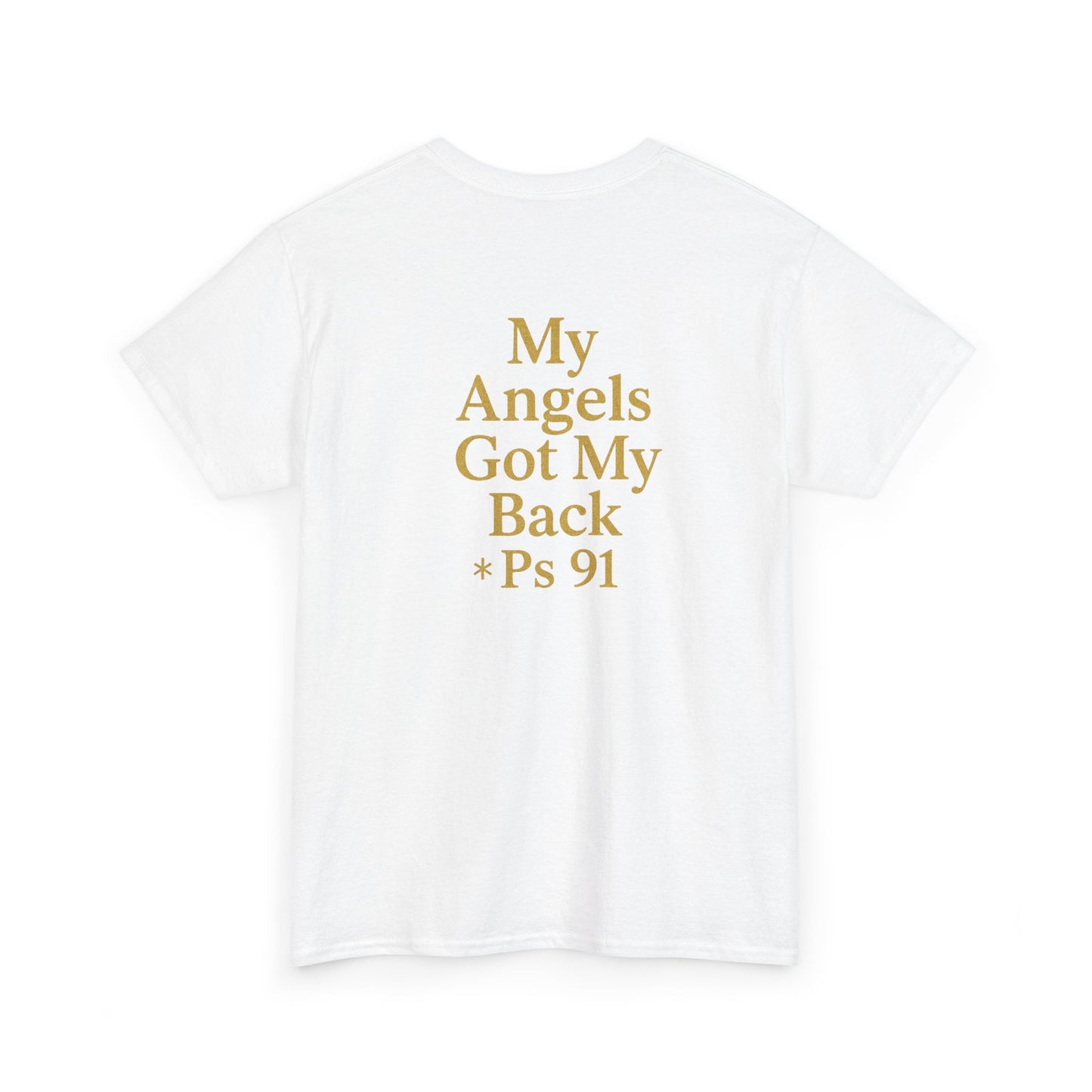 Angelic Protection Tee, Spiritual Shirt, Faith-Based Gift, Christian Apparel, Inspirational Clothing
