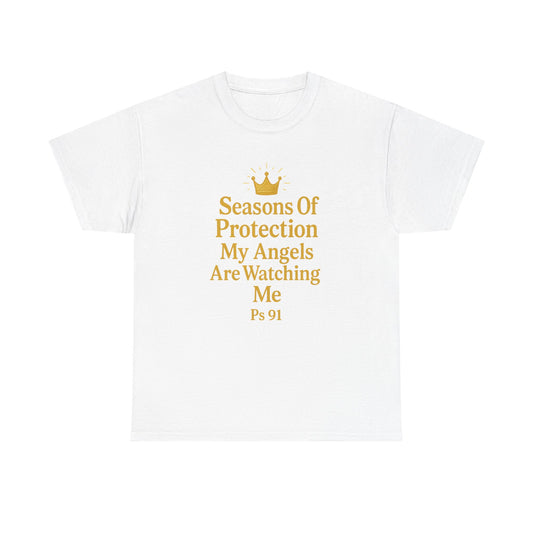 Angelic Protection Tee, Spiritual Shirt, Faith-Based Gift, Christian Apparel, Inspirational Clothing