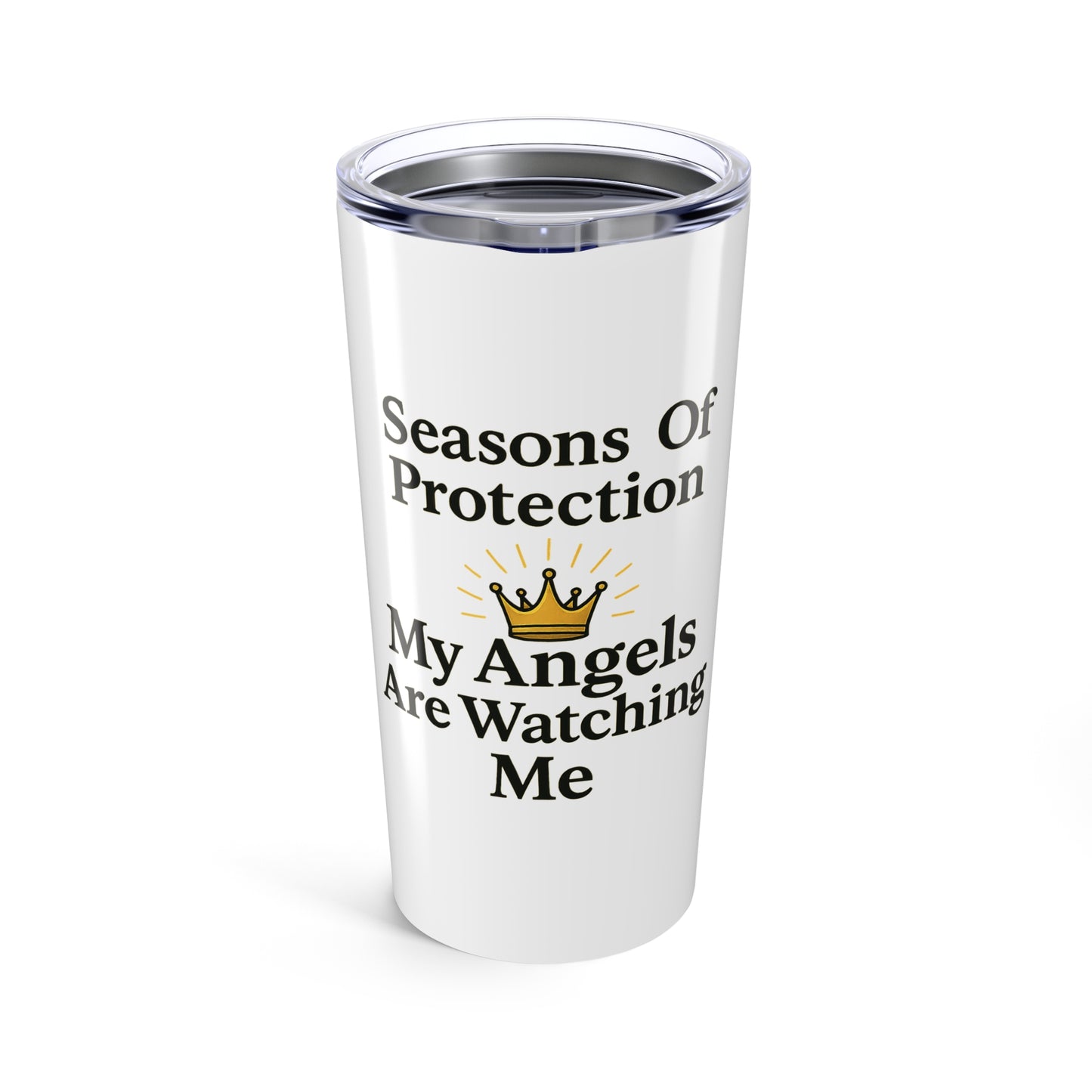 20oz Motivational Tumbler | Seasons of Protection | My Angels Are Watching Me | Gift for Spiritual Encouragement, Inspirational [...]