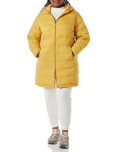 Amazon Essentials Women's Lightweight Water-Resistant Hooded Puffer Coat (Available in Plus Size)