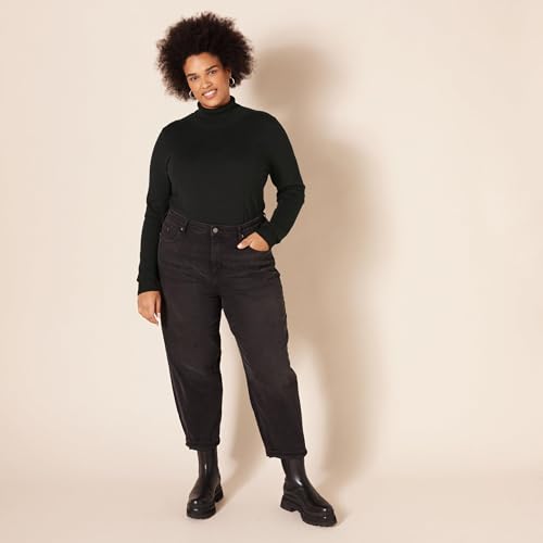 Amazon Essentials Women's Classic-Fit Lightweight Long-Sleeve Turtleneck Sweater (Available in Plus Size)