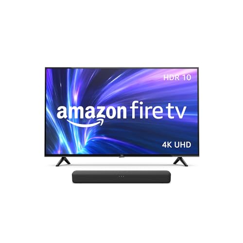 Amazon Fire TV 50" 4-Series 4K UHD smart TV with Fire TV Alexa Voice Remote, stream live TV without cable