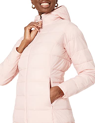 Amazon Essentials Women's Lightweight Water-Resistant Hooded Puffer Coat (Available in Plus Size)