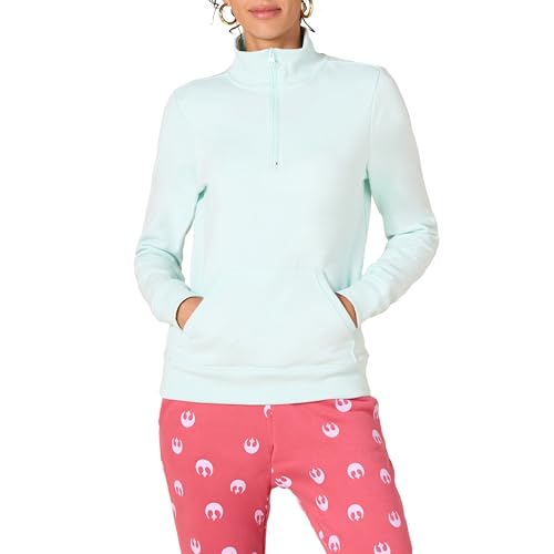 Amazon Essentials Women's Long-Sleeve Fleece Quarter-Zip Top (Available in Plus Size)