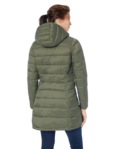 Amazon Essentials Women's Lightweight Water-Resistant Hooded Puffer Coat (Available in Plus Size)