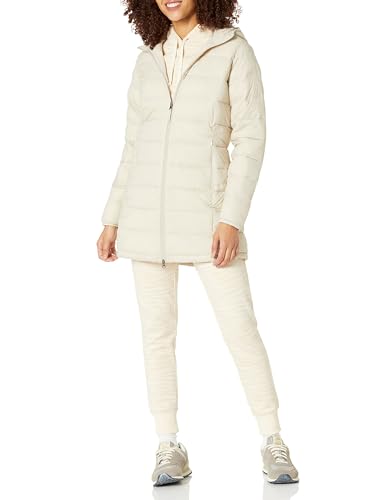 Amazon Essentials Women's Lightweight Water-Resistant Hooded Puffer Coat (Available in Plus Size)