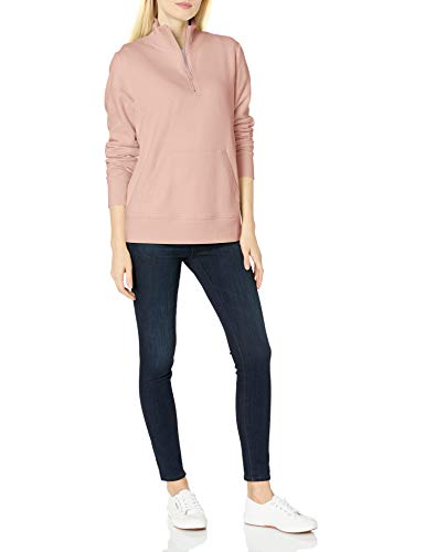 Amazon Essentials Women's Long-Sleeve Fleece Quarter-Zip Top (Available in Plus Size)