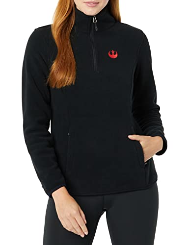 Amazon Essentials Disney | Marvel | Star Wars Women's Polar Fleece Quarter-Zip Mock Jackets