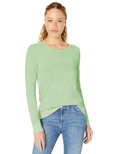 Amazon Essentials Women's Long-Sleeve Lightweight Crewneck Sweater (Available in Plus Size)