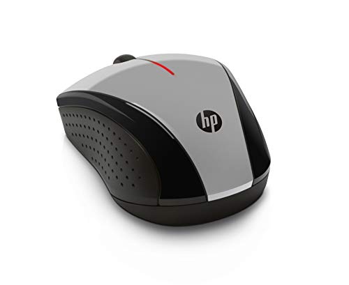 HP Wireless Mouse - Black, 15-Month Battery, 1600 DPI Sensor, Side Grips - for PC/Laptop, Mac, Chromebook