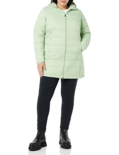 Amazon Essentials Women's Lightweight Water-Resistant Hooded Puffer Coat (Available in Plus Size)