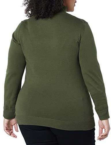 Amazon Essentials Women's Classic-Fit Lightweight Long-Sleeve Turtleneck Sweater (Available in Plus Size)