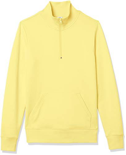 Amazon Essentials Women's Long-Sleeve Fleece Quarter-Zip Top (Available in Plus Size)