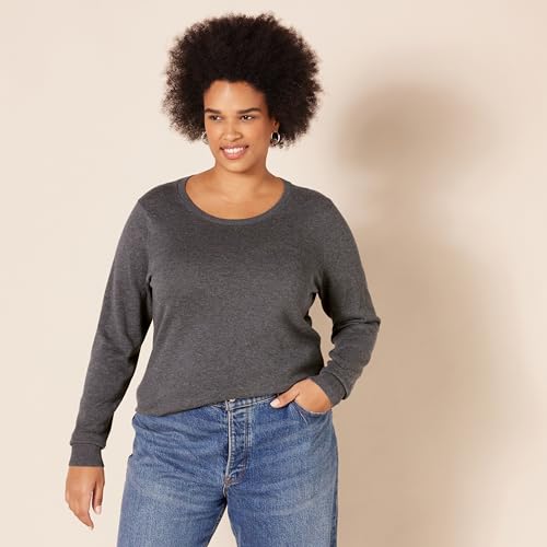 Amazon Essentials Women's Long-Sleeve Lightweight Crewneck Sweater (Available in Plus Size)