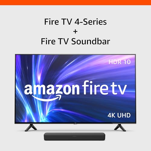 Amazon Fire TV 50" 4-Series 4K UHD smart TV with Fire TV Alexa Voice Remote, stream live TV without cable