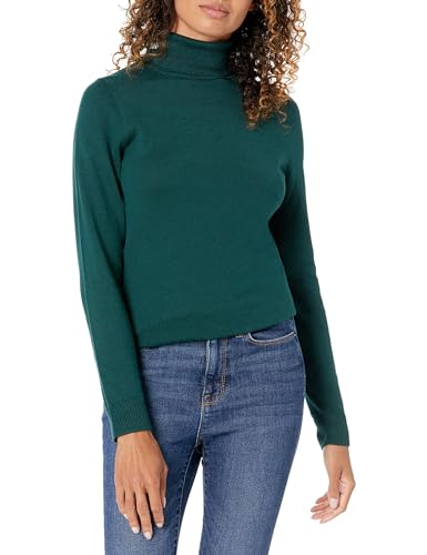 Amazon Essentials Women's Classic-Fit Lightweight Long-Sleeve Turtleneck Sweater (Available in Plus Size)