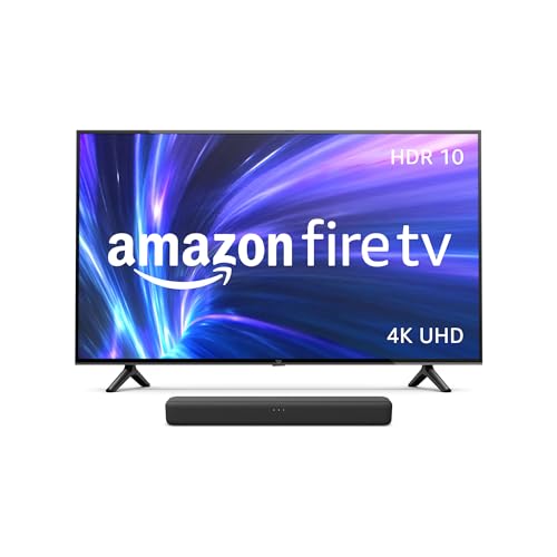 Amazon Fire TV 50" 4-Series 4K UHD smart TV with Fire TV Alexa Voice Remote, stream live TV without cable