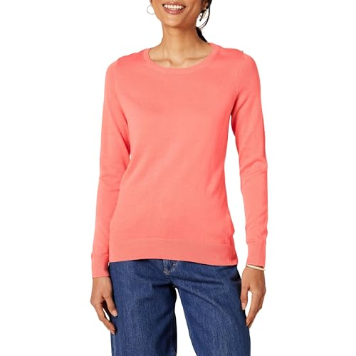 Amazon Essentials Women's Long-Sleeve Lightweight Crewneck Sweater (Available in Plus Size)