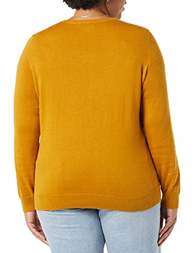 Amazon Essentials Women's Long-Sleeve Lightweight Crewneck Sweater (Available in Plus Size)