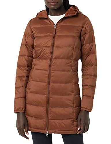 Amazon Essentials Women's Lightweight Water-Resistant Hooded Puffer Coat (Available in Plus Size)