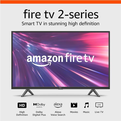 Amazon Fire TV 40" 2-Series HD smart TV with Fire TV Alexa Voice Remote, stream live TV without cable