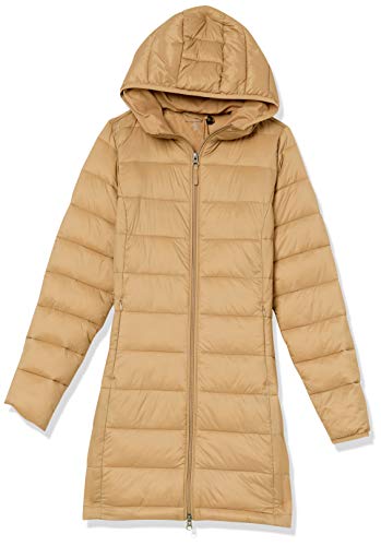 Amazon Essentials Women's Lightweight Water-Resistant Hooded Puffer Coat (Available in Plus Size)