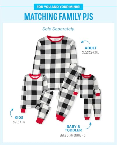 The Children's Place Baby Family Matching, Plaid Thermal Pajamas Sets