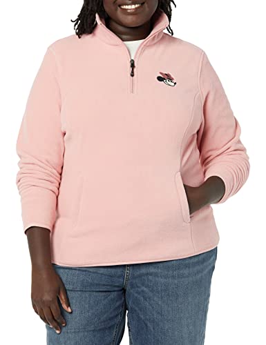 Amazon Essentials Disney | Marvel | Star Wars Women's Polar Fleece Quarter-Zip Mock Jackets