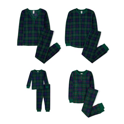 The Children's Place Baby Family Matching, Plaid Thermal Pajamas Sets