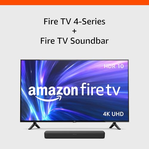 Amazon Fire TV 50" 4-Series 4K UHD smart TV with Fire TV Alexa Voice Remote, stream live TV without cable