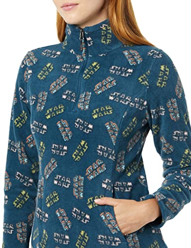 Amazon Essentials Disney | Marvel | Star Wars Women's Polar Fleece Quarter-Zip Mock Jackets