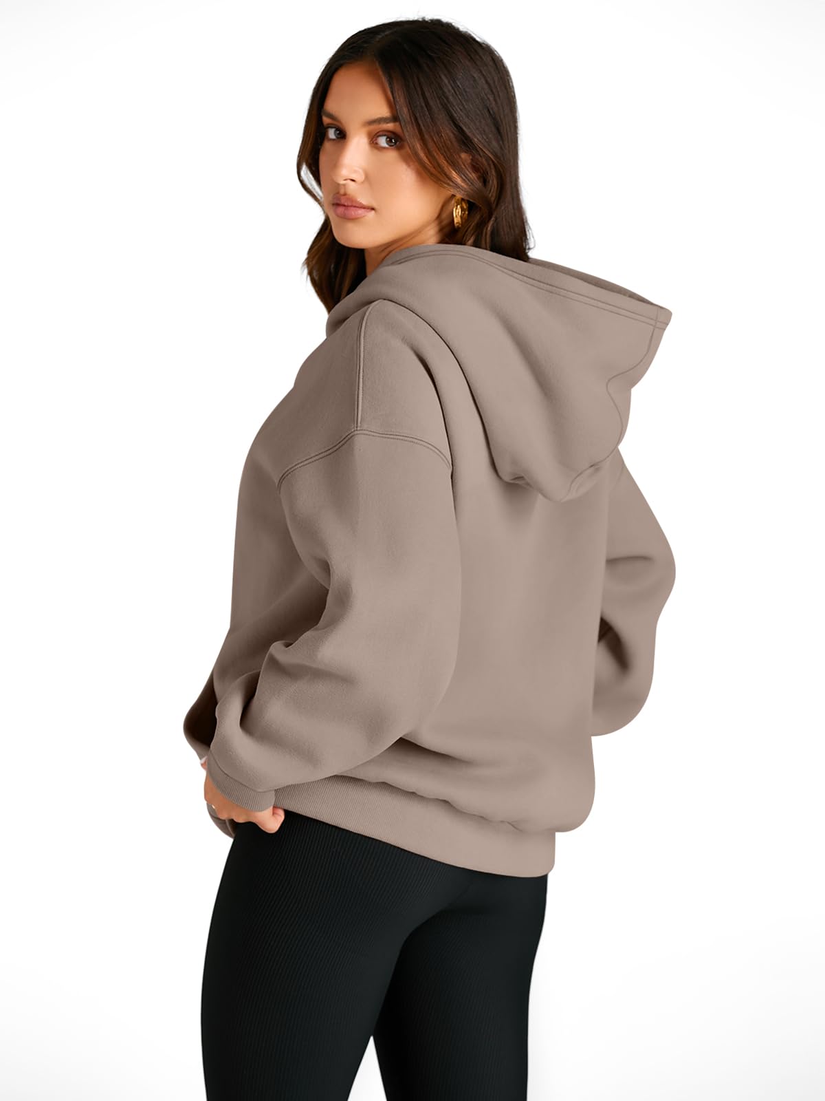 Trendy Queen Womens Oversized Hoodies Fleece Sweatshirts Long Sleeve Sweaters Pullover Fall Outfits Winter Clothes