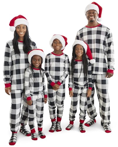 The Children's Place Baby Family Matching, Plaid Thermal Pajamas Sets