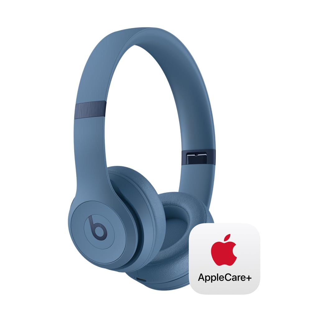 Beats Solo 4 - Wireless Bluetooth On-Ear Headphones, Apple & Android Compatible, Up to 50 Hours of Battery Life - Slate Blue