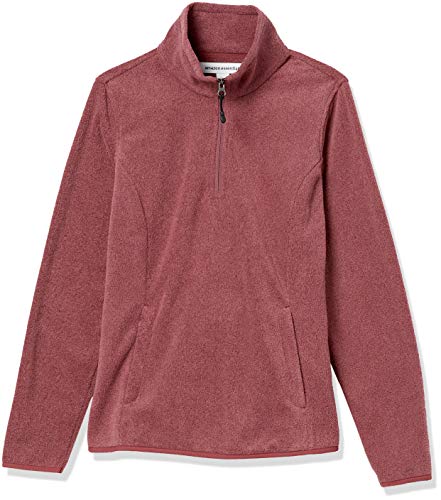 Amazon Essentials Women's Classic-Fit Long-Sleeve Quarter-Zip Polar Fleece Pullover Jacket - Discontinued Colors