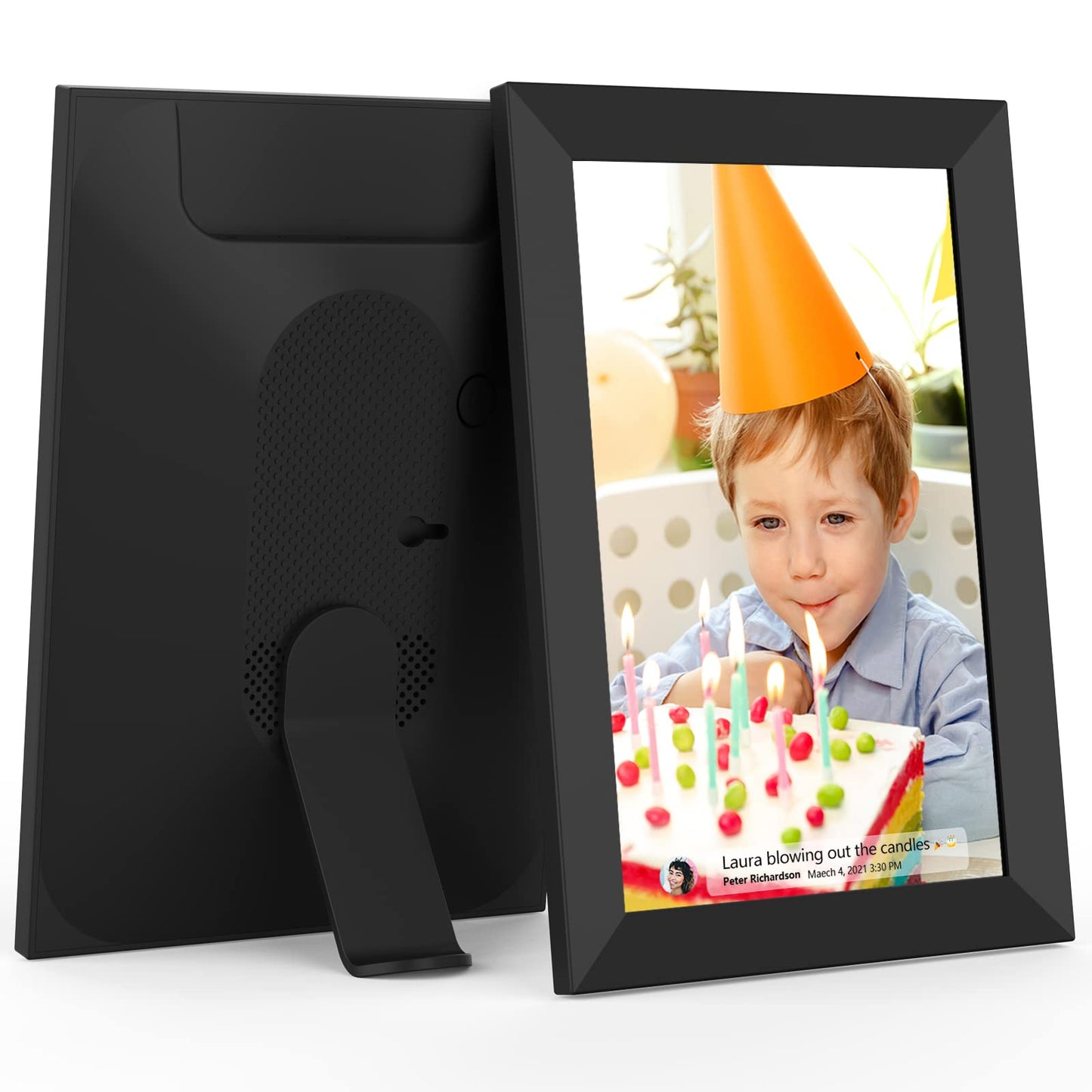 32GB FRAMEO 10.1 Inch Smart WiFi Digital Photo Frame 1280x800 IPS LCD Touch Screen, Auto-Rotate Portrait and Landscape, Built in 32GB Memory, Share Moments Instantly via Frameo App from Anywhere