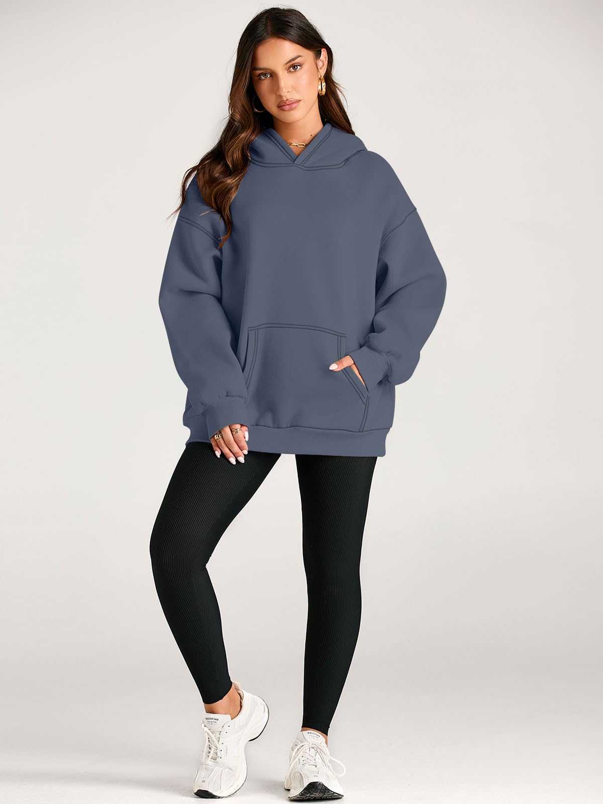 EFAN Womens Hoodies Oversized Sweatshirts Pullover Fleece Sweaters Long Sleeve Winter Fall Outfits Fashion Y2k Clothes