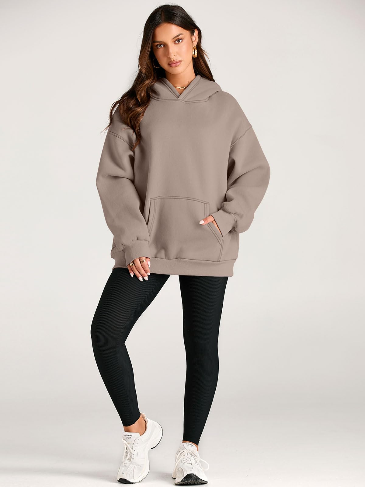 EFAN Womens Hoodies Oversized Sweatshirts Pullover Fleece Sweaters Long Sleeve Winter Fall Outfits Fashion Y2k Clothes