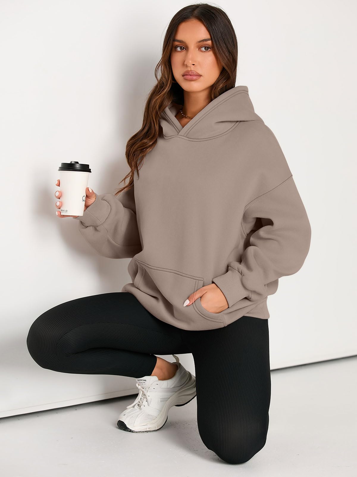 EFAN Womens Hoodies Oversized Sweatshirts Pullover Fleece Sweaters Long Sleeve Winter Fall Outfits Fashion Y2k Clothes