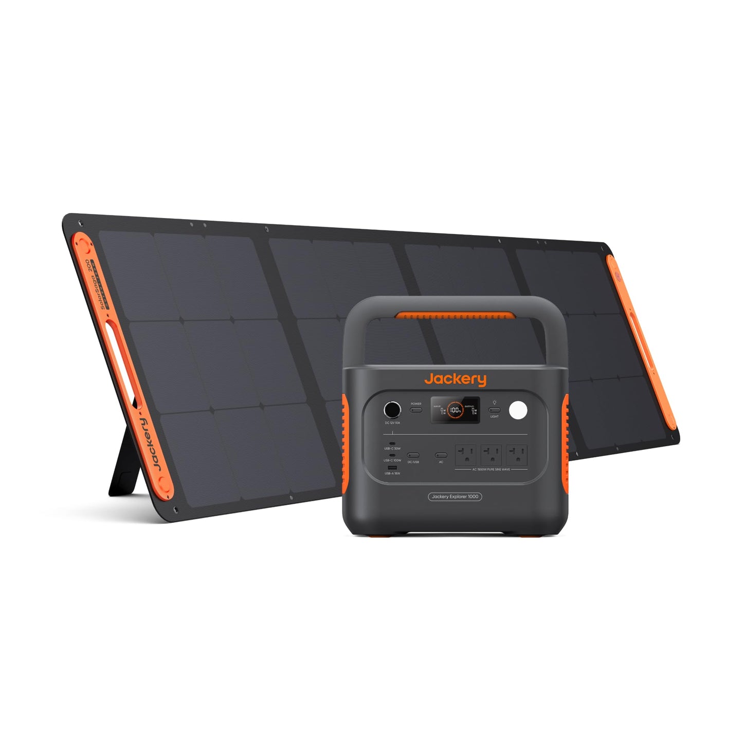 Jackery Explorer 1000 v2 Portable Power Station(2024 New),1070Wh LiFePO4 Battery,1500W AC/100W USB-C Output, 1 Hr Fast Charge, Solar Generator for Outdoor Camping,Emergency, RV, Off-Grid Living