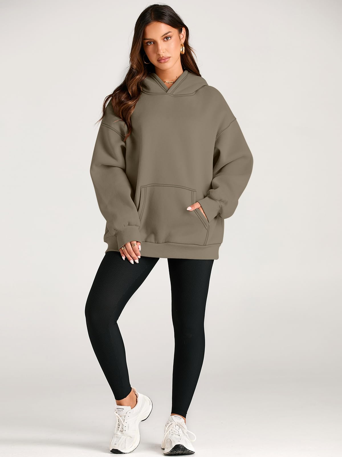 EFAN Womens Hoodies Oversized Sweatshirts Pullover Fleece Sweaters Long Sleeve Winter Fall Outfits Fashion Y2k Clothes