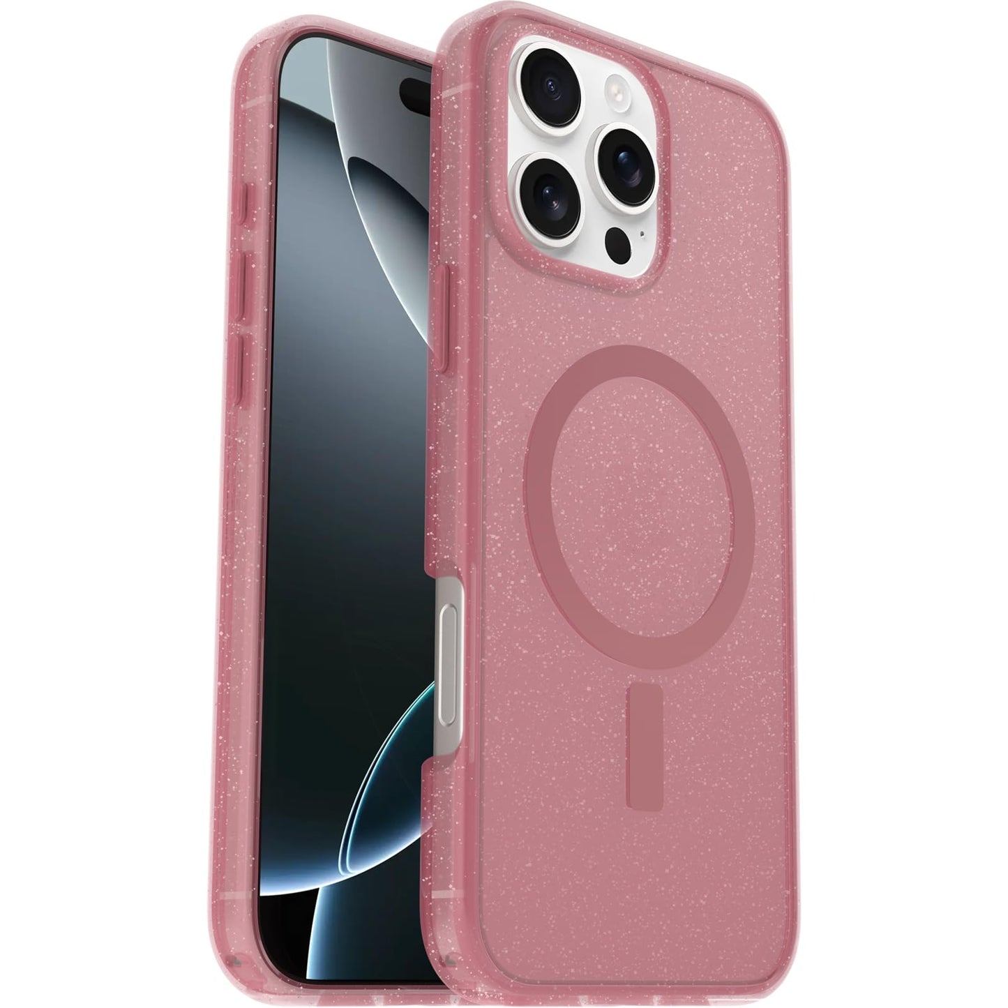 OtterBox iPhone 16 Pro Max Symmetry Series Clear Case - FOXBERRY (Pink)