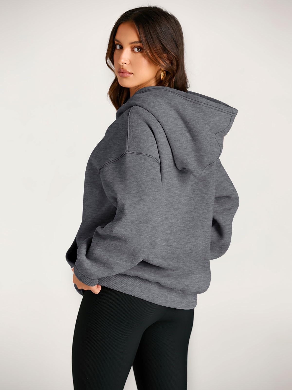 EFAN Womens Hoodies Oversized Sweatshirts Pullover Fleece Sweaters Long Sleeve Winter Fall Outfits Fashion Y2k Clothes