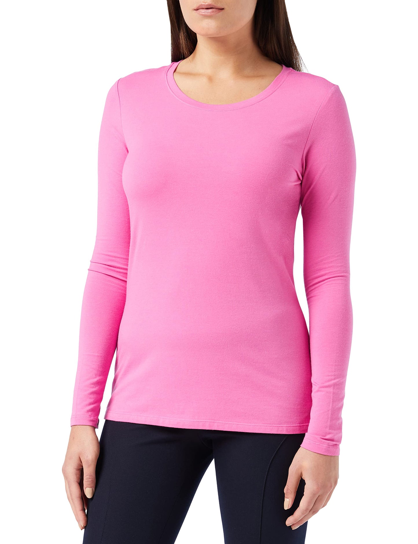 Amazon Essentials Women's Classic-Fit Long-Sleeve Crewneck T-Shirt (Available in Plus Size)