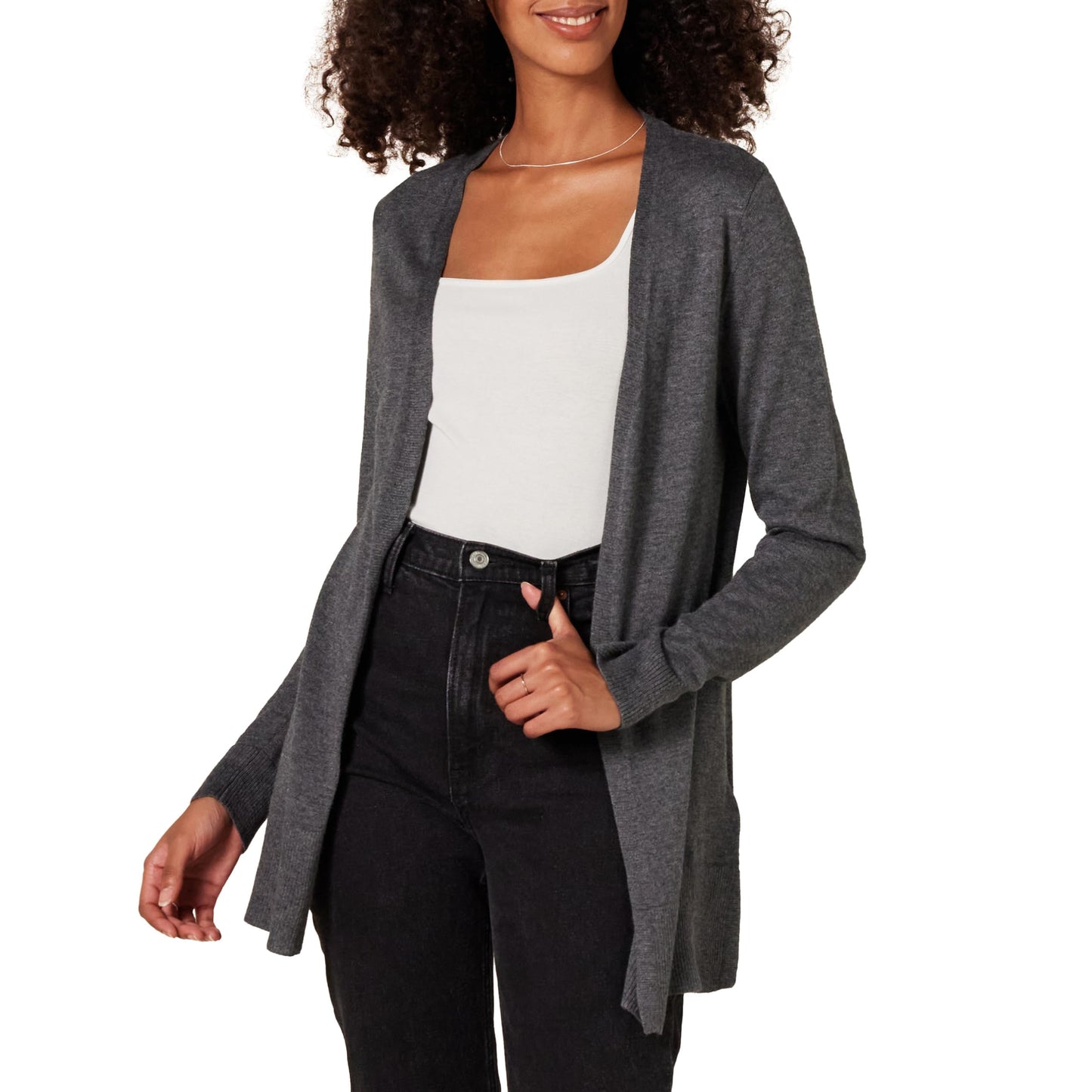 Amazon Essentials Women's Lightweight Open-Front Cardigan Sweater (Available in Plus Size)