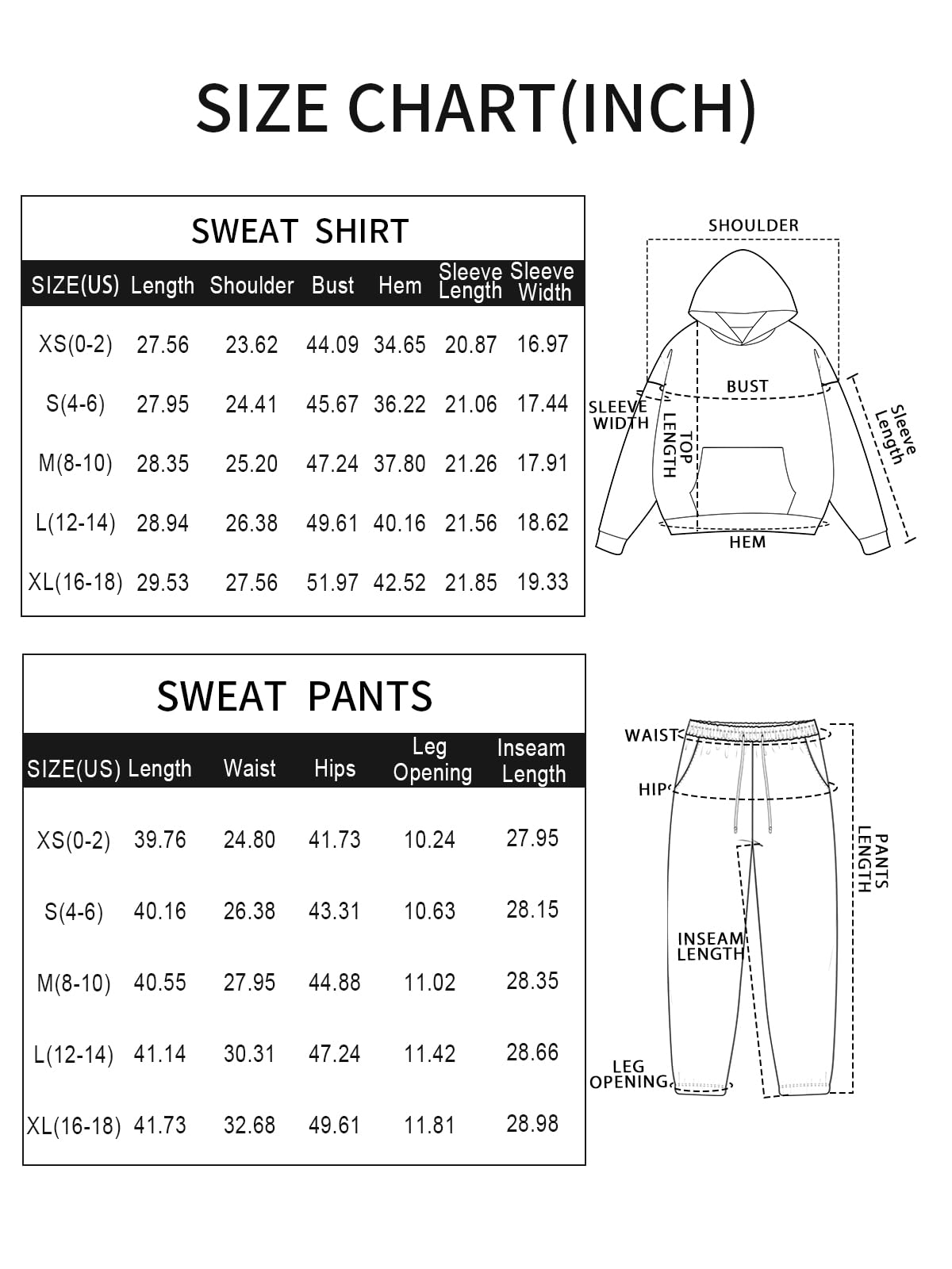 AUTOMET Womens 2 Piece Outfits Lounge Hoodie Sweatsuit Sets Oversized Sweatshirt Baggy Fall Fashion Sweatpants with Pockets