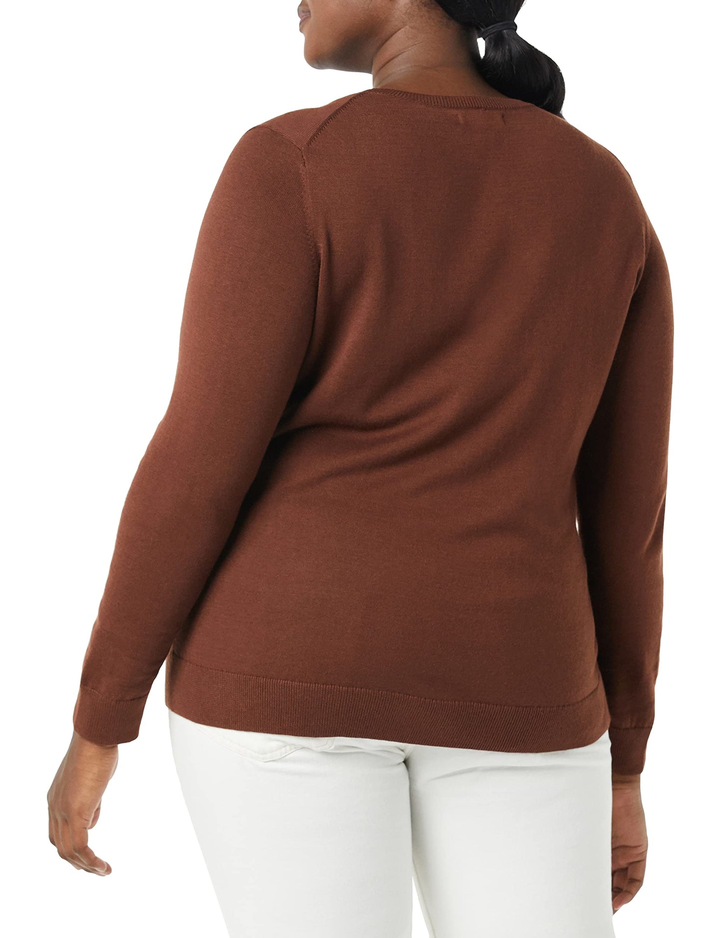 Amazon Essentials Women's Long-Sleeve Lightweight Crewneck Sweater (Available in Plus Size)