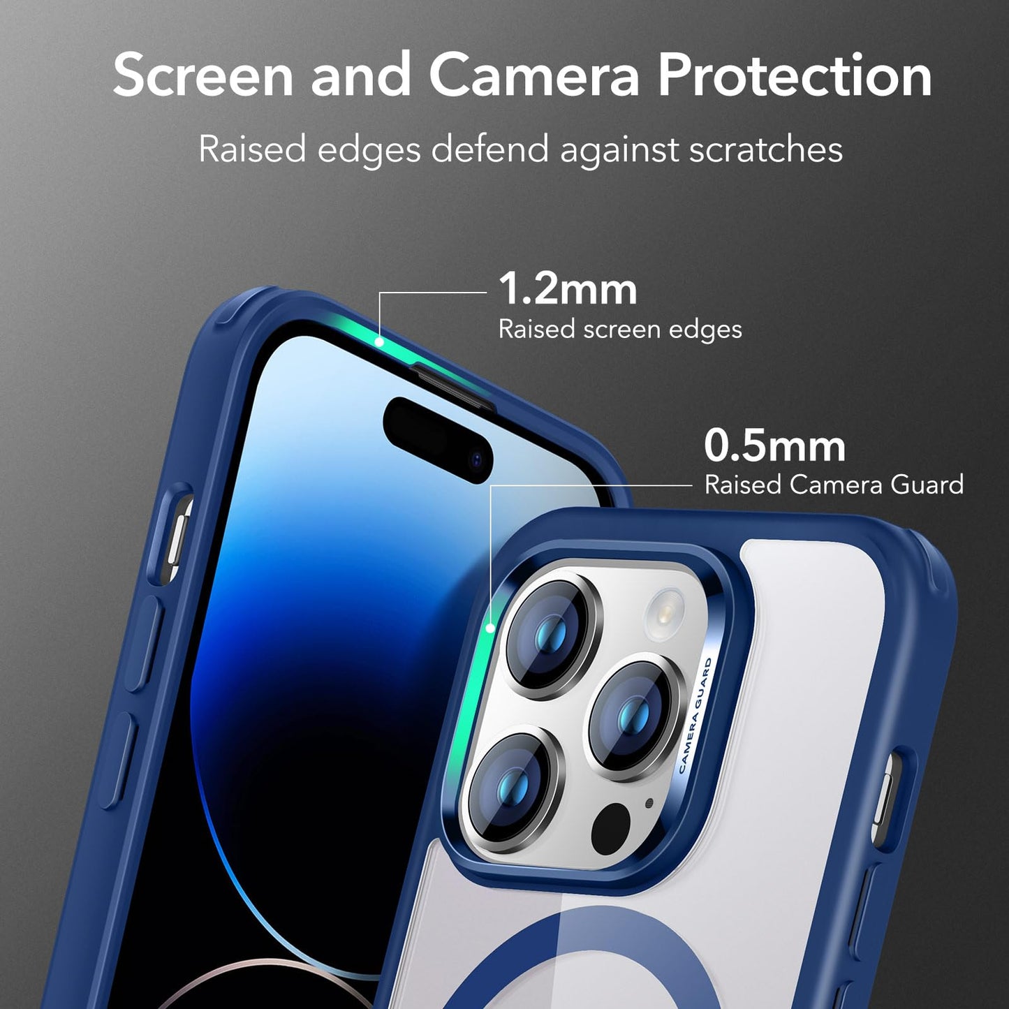 ESR for iPhone 15 Pro Max Case, Compatible with MagSafe, Military-Grade Protection, Yellowing Resistant, Scratch-Resistant Back, Magnetic Phone Case for iPhone 15 Pro Max, Classic Series, Clear