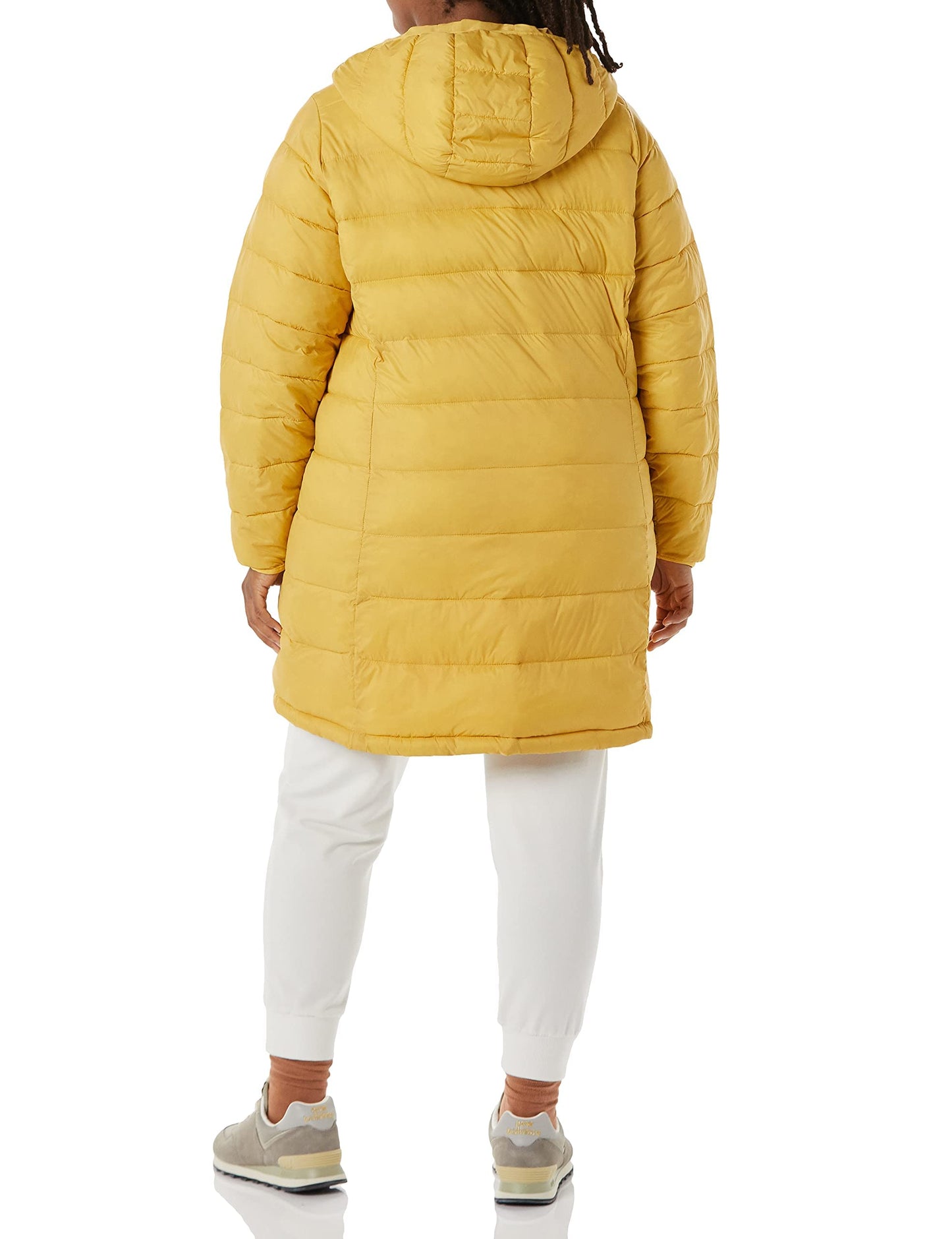 Amazon Essentials Women's Lightweight Water-Resistant Hooded Puffer Coat (Available in Plus Size)